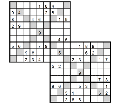 Ejemplo de Sudoku Doble X