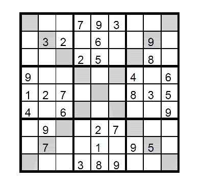 Ejemplo de Sudoku X