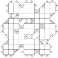 Kakuro 10 x 10. Puzzle 5