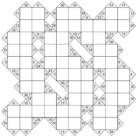 Kakuro 10 x 10. Puzzle 6