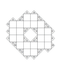 Kakuro 6 x 6. Puzzle 5