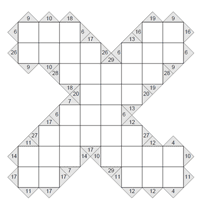 Kakuro 8 x 8. Puzzle 2