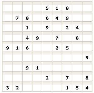 Sudoku online nivel difcil