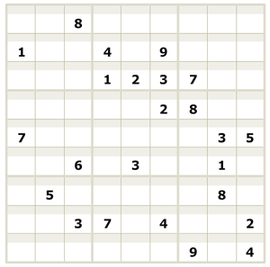 Sudoku online nivel experto