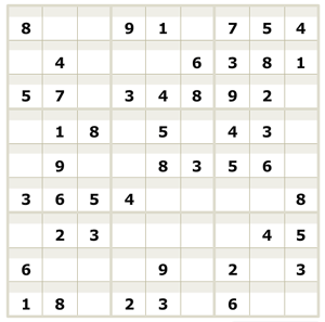 George Bernard De confianza Repetido Sudoku Online gratis. Resolver un sudoku Online