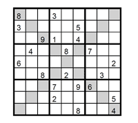 Sudoku X experto Puzzle 1