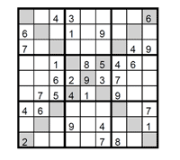 Sudoku X Fácil. Puzzle 2