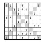Sudoku X Medio Puzzle 1