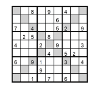 Sudoku X Medio Puzzle 2
