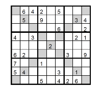 Sudoku X Medio Puzzle 4